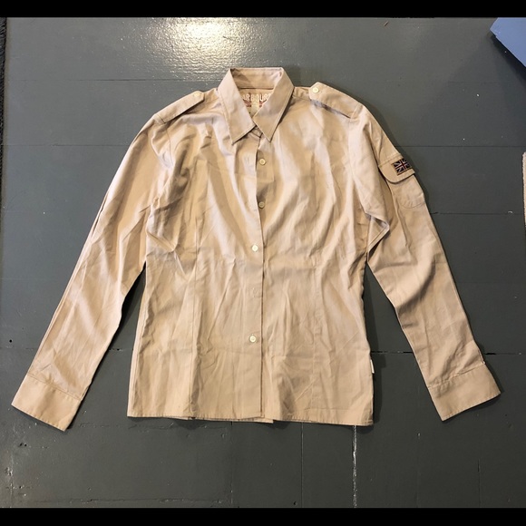 Military Style Button Down - Picture 5 of 6